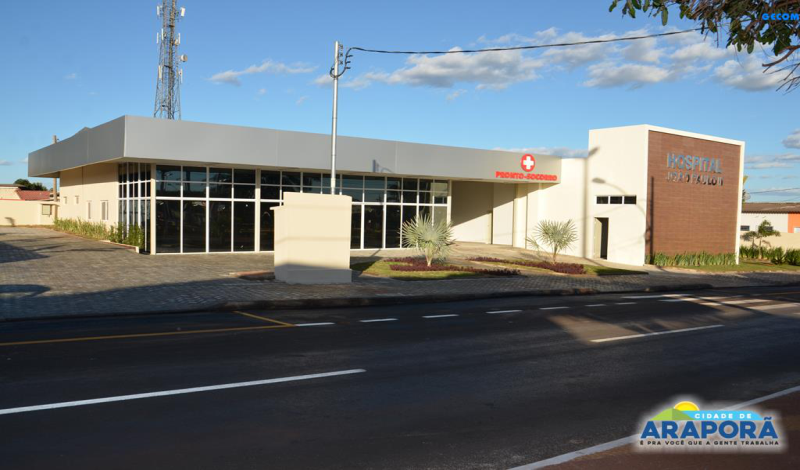 Imagem destaque notícia Prefeitura fará entrega da 1ª etapa do novo hospital de Araporã