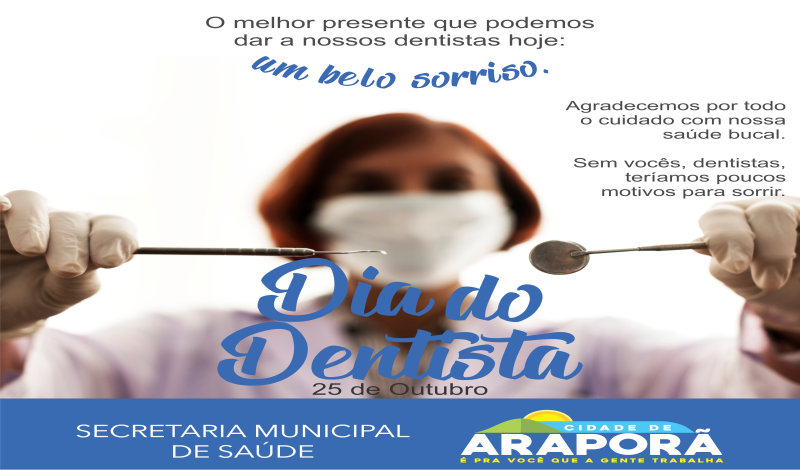 Imagem destaque notícia 25 DE OUTUBRO - DIA DO DENTISTA