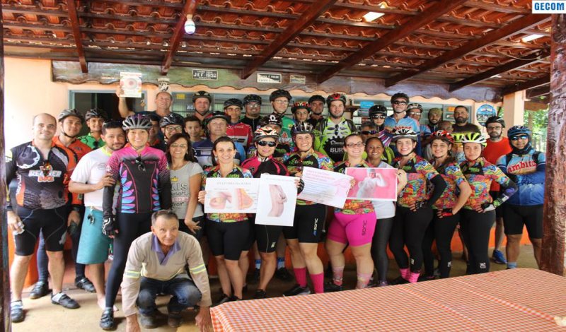 Imagem destaque notícia PARCERIA ENTRE SAÚDE E CICLISTAS DISCUTE IMPORTÂNCIA DA PREVENÇÃO AO CÂNCER