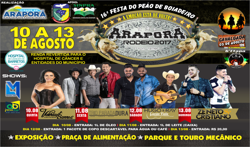 Imagem destaque notícia Lançamento da 16ª Festa do Peão de Boiadeiro