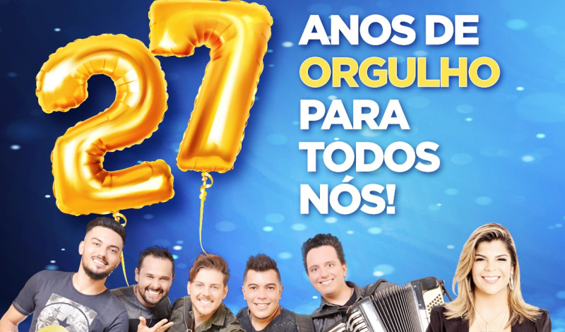 Imagem destaque notícia ARAPORÃ COMPLETA 27 ANOS E QUEM GANHA O PRESENTE É A COMUNIDADE