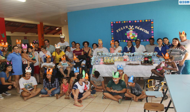 Imagem destaque notícia ESCOLA NASCER DO SOL E PARCEIROS COMEMORA SEMANA DE P&Aacute;SCOA COM ALUNOS