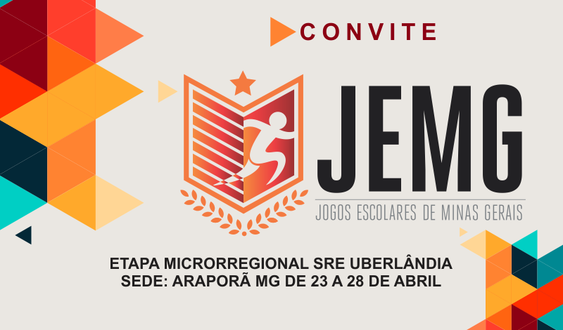 jemg é notícia feemg  JEMG – Jogos Escolares de Minas Gerais