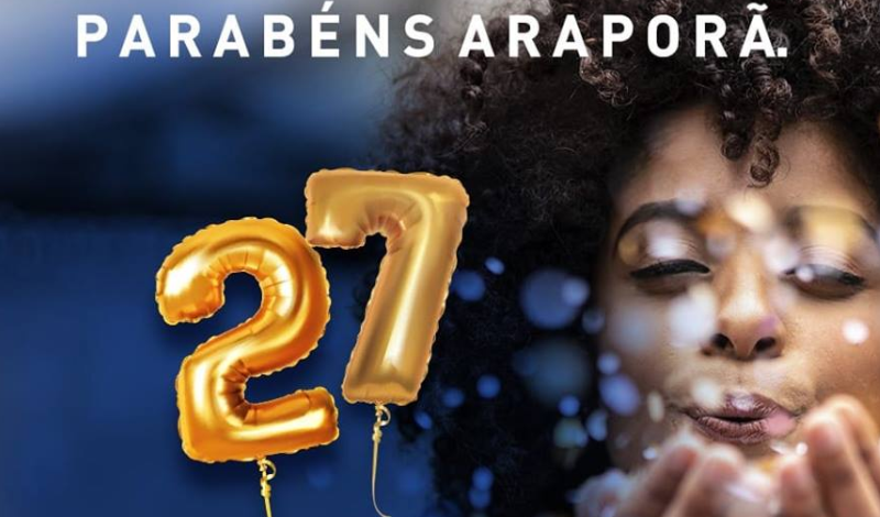 Imagem destaque notícia 27 anos de Araporã