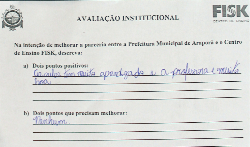 Imagem destaque notícia PAIS AVALIAM POSITIVAMENTE CURSO DE INGL&Ecirc;S ADOTADO PELA PREFEITURA