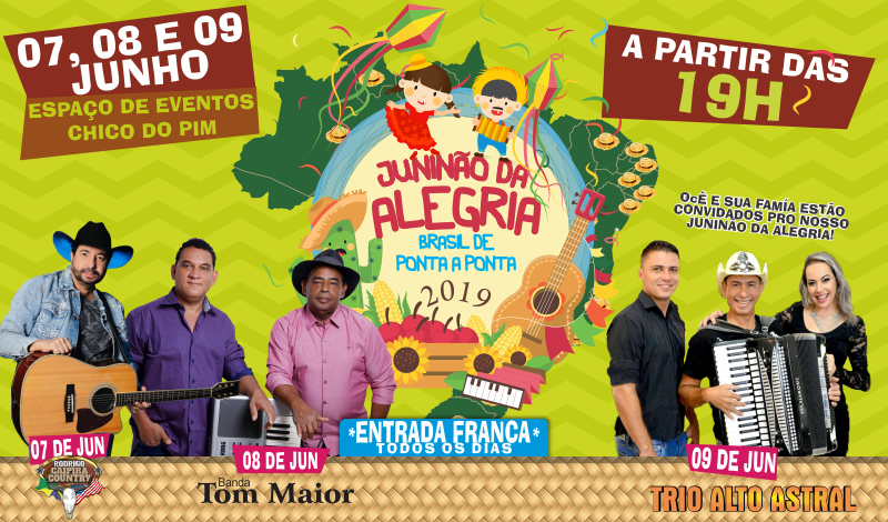 Imagem destaque notícia JUNIN&Atilde;O DA ALEGRIA PROMETE SER UM SUCESSO!