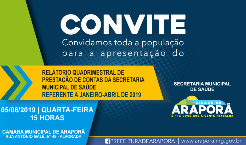 Imagem destaque notícia SAÚDE REALIZA AUDIÊNCIA PÚBLICA PARA PRESTAÇÃO DE CONTAS QUADRIMESTRAL