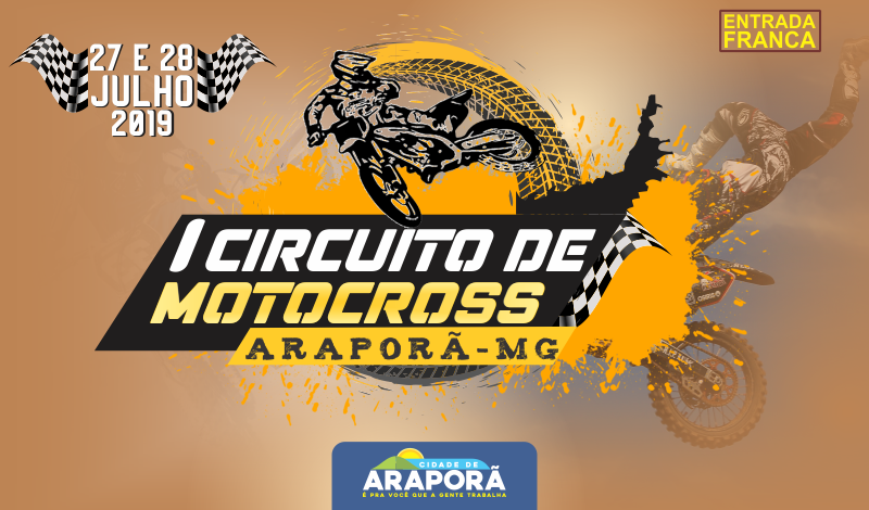 Imagem destaque notícia ARAPORÃ REALIZA 1º CIRCUITO DE MOTOCROS DIAS 27 E 28 DE JULHO