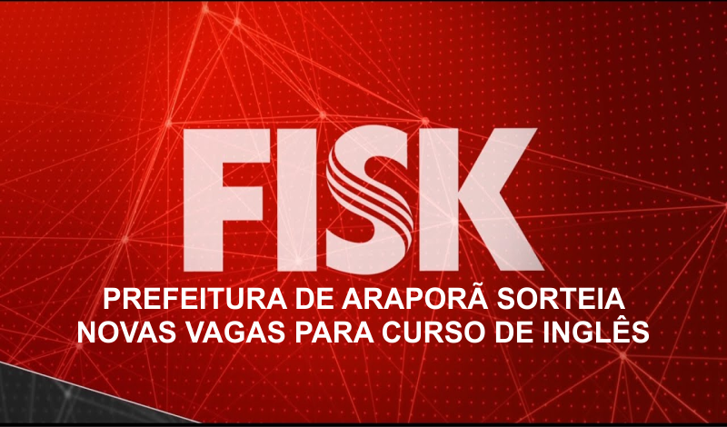 Imagem destaque notícia PREFEITURA DE ARAPOR&Atilde; SORTEIA NOVAS VAGAS PARA CURSO DE INGL&Ecirc;S