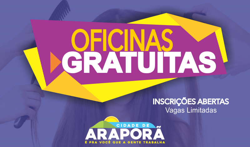 Imagem destaque notícia CRAS ESTÁ COM INSCRIÇÕES ABERTAS PARA OFICINAS