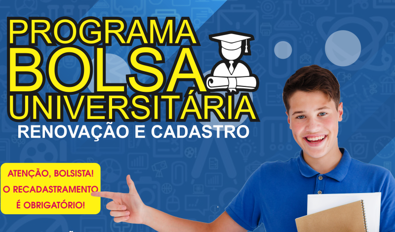 Imagem destaque notícia PREFEITURA ABRE PROCESSO PARA NOVOS CADASTROS E RENOVAÇÃO DA BOLSA UNIVERSITÁRIA