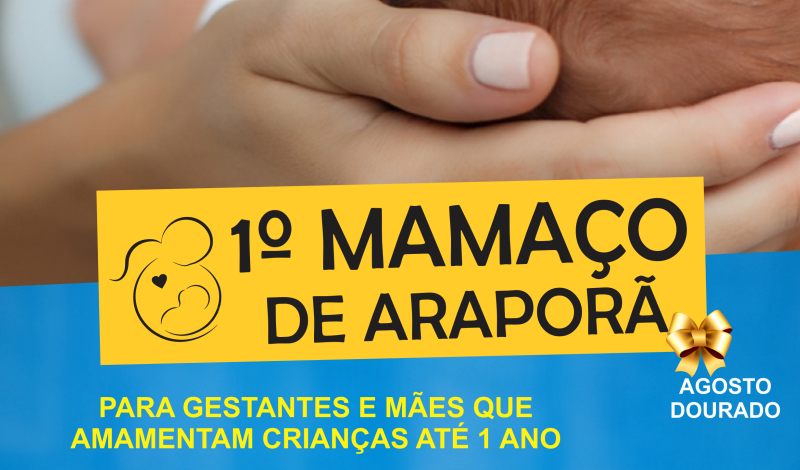 Imagem destaque notícia SAÚDE DESENVOLVE CAMPANHA PARA INCENTIVAR ALEITAMENTO MATERNO