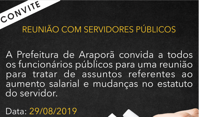 Imagem destaque notícia REUNIÃO COM SERVIDORES PÚBLICOS