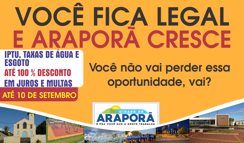 Imagem destaque notícia Prefeitura prorroga prazo para pagamento de dívidas