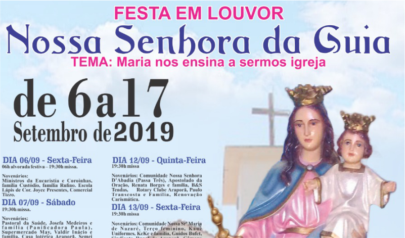 Imagem destaque notícia FESTA EM LOUVOR A NOSSA SENHORA DA GUIA