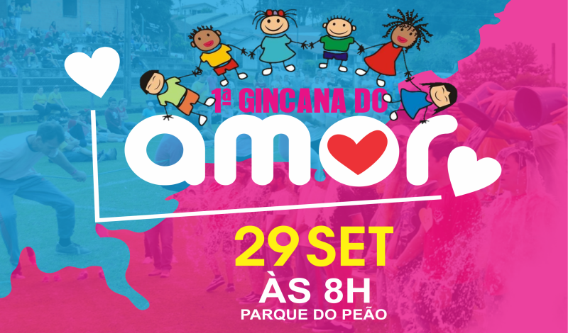 Imagem destaque notícia 1ª GINCANA DO AMOR ACONTECE NESTE DOMINGO (29)