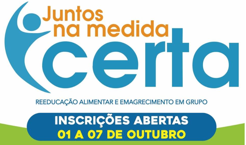 Imagem destaque notícia PROGRAMA JUNTOS NA MEDIDA CERTA