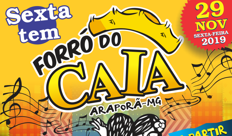 Imagem destaque notícia FORRÓ DO CAIA