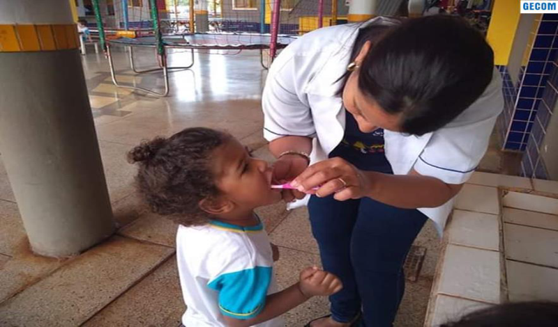 Imagem destaque notícia CEMEI EROTILDES TRABALHA ESCOVA&Ccedil;&Atilde;O COMO A&Ccedil;&Atilde;O PREVENTIVA E EDUCATIVA