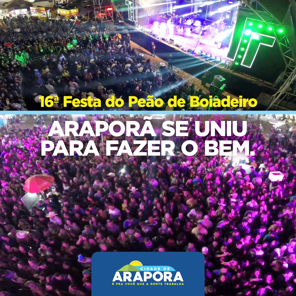 Imagem destaque notícia Arrecadação da Festa do Peão será entregue a entidades e Hospital de Câncer na próxima sexta-feira