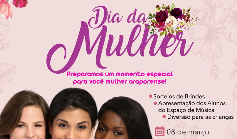 Imagem destaque notícia DIA DAS MULHERES SERÁ COMEMORADO NO LAGO DO BEM VIVER