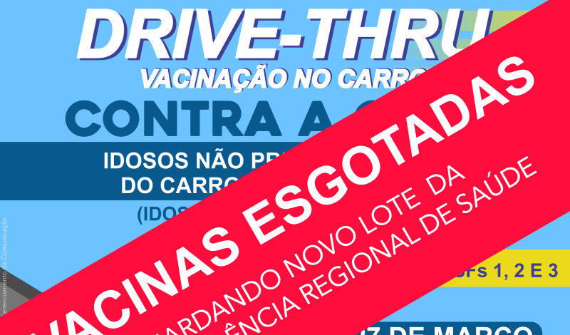 Imagem destaque notícia ESGOTADAS AS DOSES DE VACINA CONTRA INFLUENZA