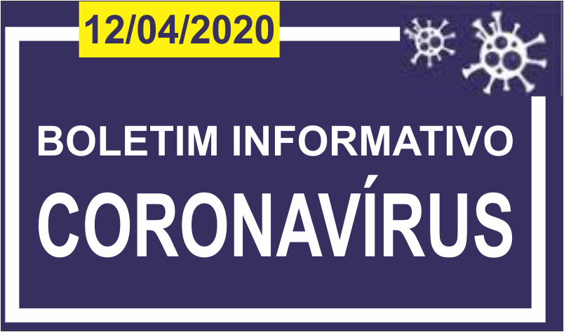 Imagem destaque notícia BOLETIM DA SAÚDE (12/04) - CORONAVÍRUS - 18H