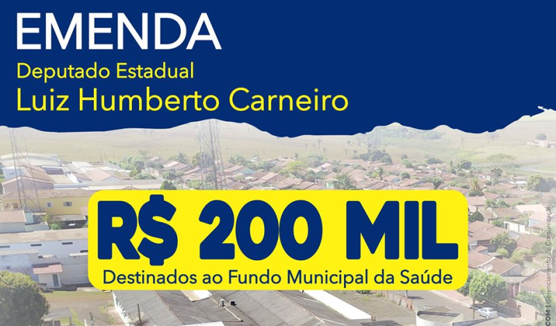 Imagem destaque notícia MUNICÍPIO RECEBE VERBA DESTINADA À SAÚDE