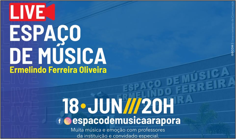Imagem destaque notícia ESPAÇO DE MÚSICA PREPARA LIVE MUSICAL