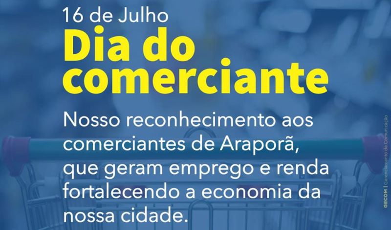 Imagem destaque notícia 16 DE JULHO - DIA NACIONAL DO COMERCIANTE