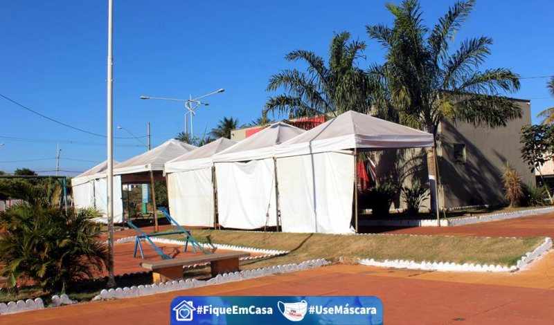 Imagem destaque notícia CENTRAL DA COVID COMEÇA A FUNCIONAR EM ARAPORÃ