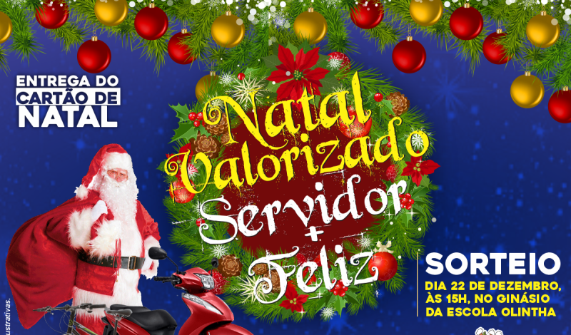 Imagem destaque notícia NATAL VALORIZADO, SERVIDOR MAIS FELIZ 2020