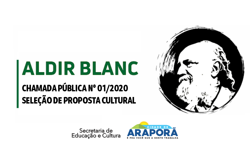 Imagem destaque notícia CHAMADA P&Uacute;BLICA N&ordm; 01/2020   SELE&Ccedil;&Atilde;O DE PROPOSTA CULTURAL 