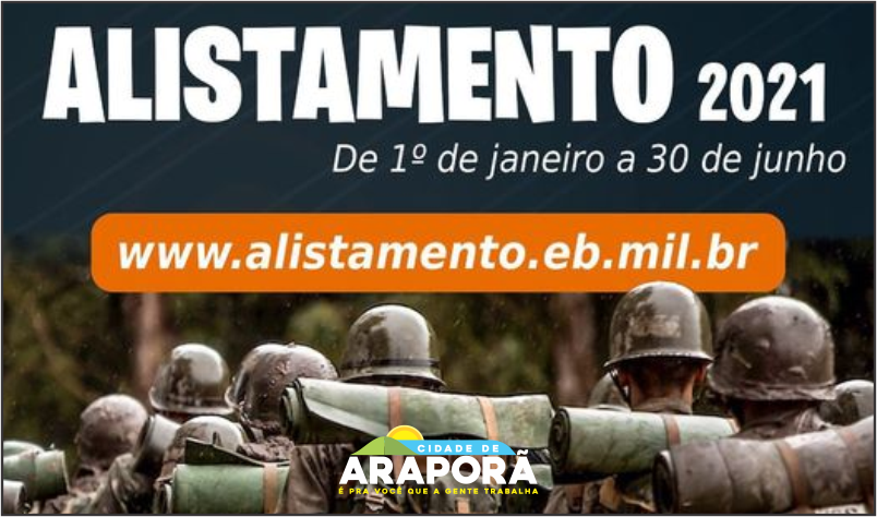 Imagem destaque notícia ALISTE-SE PARA O SERVI&Ccedil;O MILITAR AT&Eacute; 30 DE JUNHO