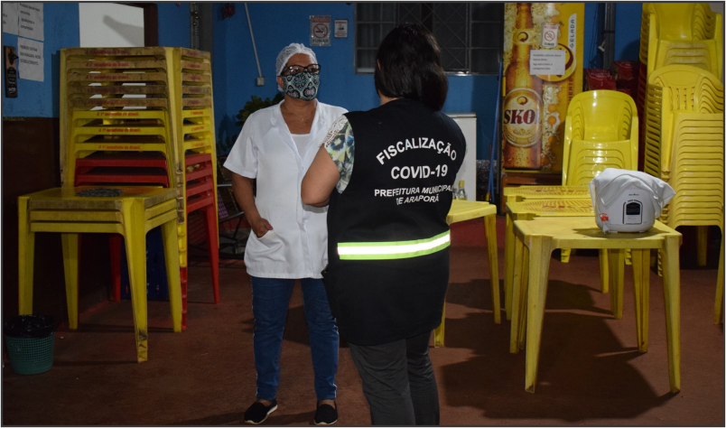 Imagem destaque notícia VIGILÂNCIA SANITÁRIA E POLÍCIA MILITAR FISCALIZAM CUMPRIMENTO DO DECRETO