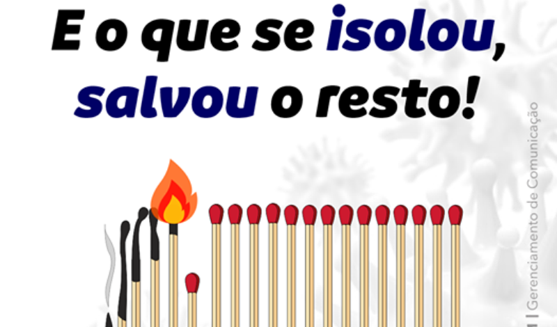 Imagem destaque notícia S&Oacute; SAIA DE CASA SE FOR EXTREMAMENTE NECESS&Aacute;RIO