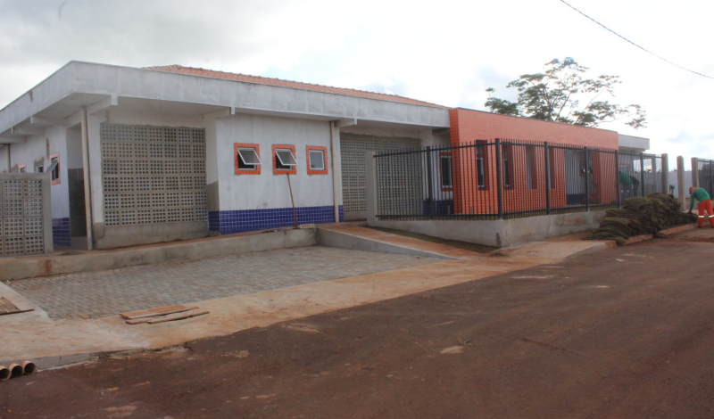 Imagem destaque notícia SEDE DO NOVO CEMEI ANT&Ocirc;NIO RABELO EM FASE DE ACABAMENTO