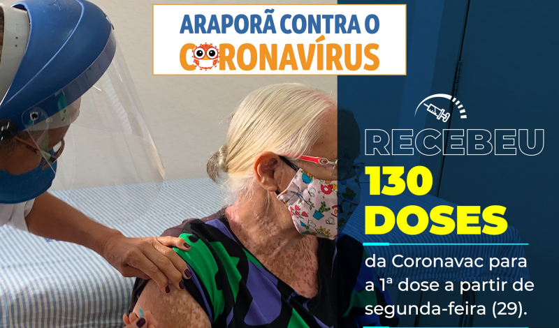 Imagem destaque notícia ARAPOR&Atilde; RECEBE NOVAS DOSES DE VACINA CONTRA A COVID-19