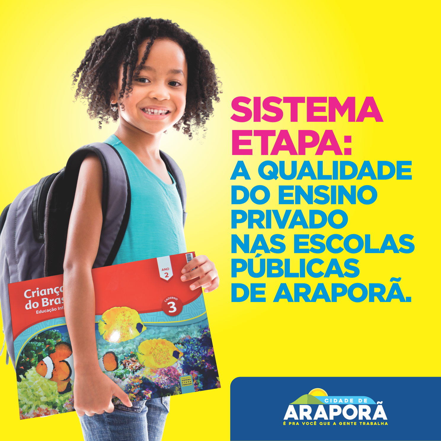 Imagem destaque notícia Prefeitura implanta sistema etapa na Educação