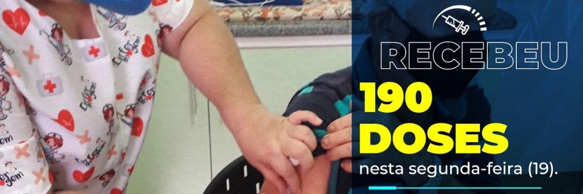 Imagem destaque notícia VACINA: MAIS 190 DOSES PARA ARAPOR&Atilde;