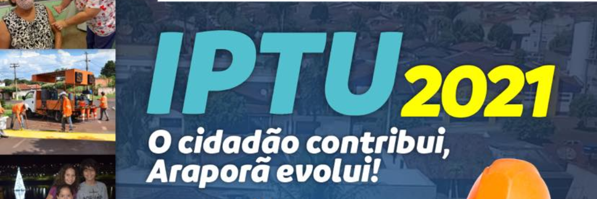 Imagem destaque notícia IPTU 2021 TEM PRAZO DE PAGAMENTO PRORROGADO