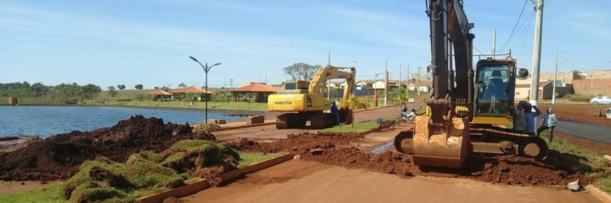 Imagem destaque notícia MUNICÍPIO ESTÁ REGULARIZANDO OBRA DA AVENIDA DO LAGO