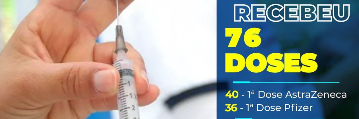 Imagem destaque notícia ARAPOR&Atilde; RECEBE MAIS 76 DOSES DE VACINAS CONTRA A COVID-19