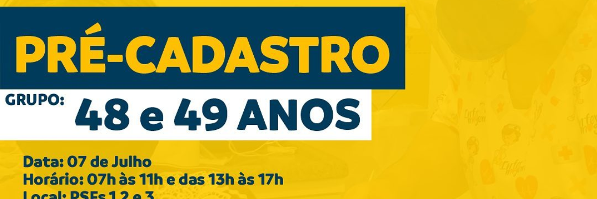 Imagem destaque notícia ARAPORENSES DE 48 E 49 ANOS PREPAREM O BRA&Ccedil;O, A VACINA T&Aacute; CHEGANDO