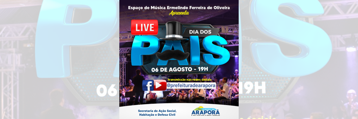 Imagem destaque notícia DIA DOS PAIS: LIVE MUSICAL VAI CELEBRAR A DATA ESPECIAL