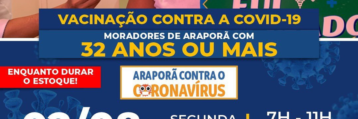 Imagem destaque notícia DOA A QUEM DOER... 32 ANOS J&Aacute; EST&Atilde;O INDO EMBORA COM A VACINA