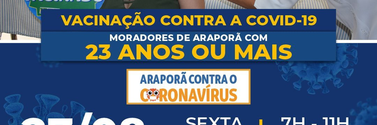 Imagem destaque notícia VACINA&Ccedil;&Atilde;O PARA JOVENS DE 23 ANOS OU MAIS