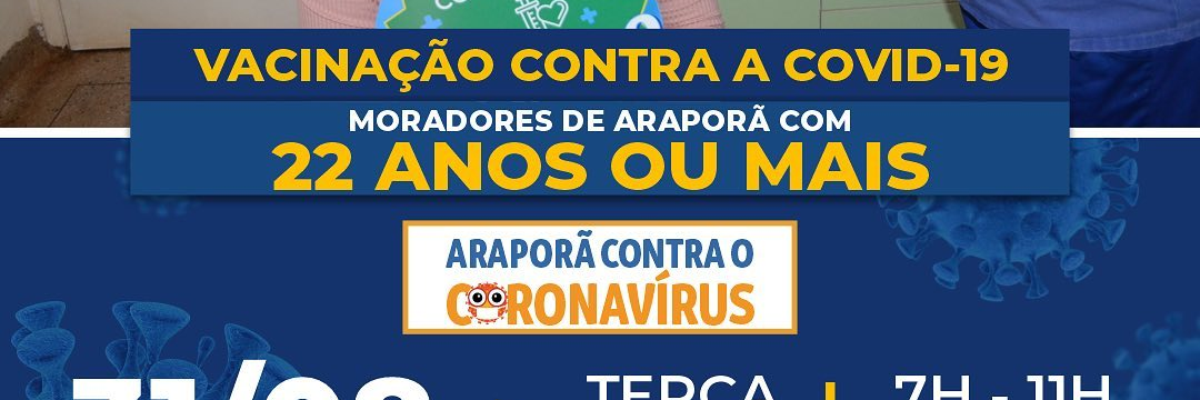 Imagem destaque notícia A VACINA CHEGOU PARA 22 ANOS, MAS N&Atilde;O PODE SE APAIXONAR