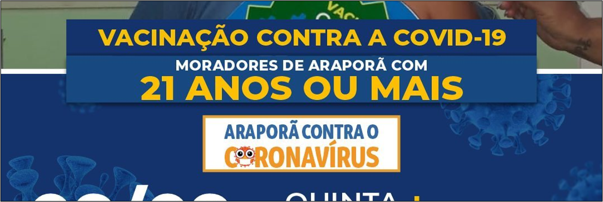 Imagem destaque notícia DIA DE IMUNIZAR AS PESSOAS DE 21 ANOS CONTRA A COVID-19