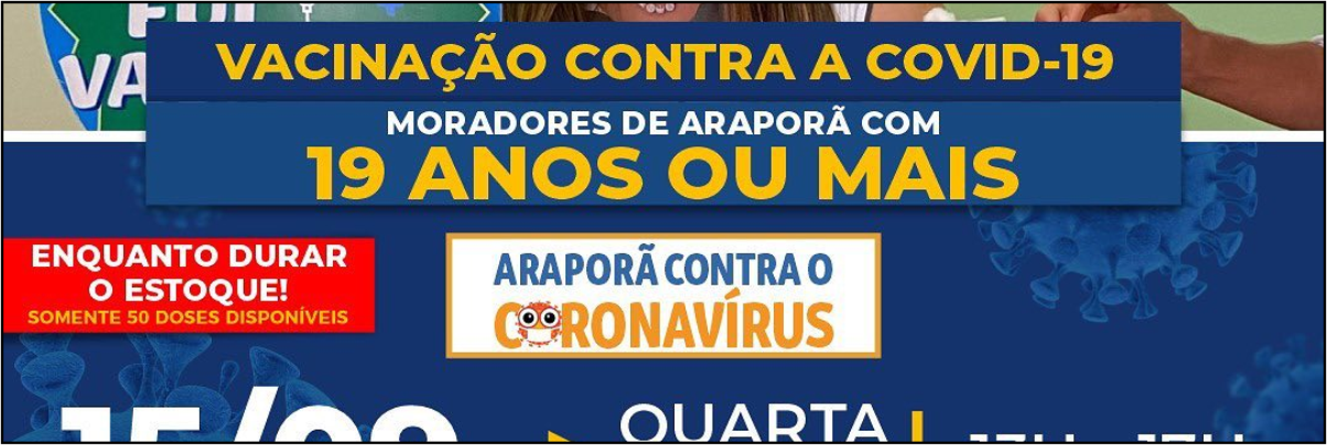 Imagem destaque notícia &Eacute; ISSO A&Iacute;... TEM VACINA PRA 19 ANOS CHEGANDO
